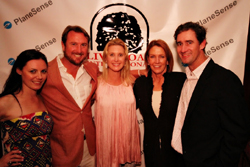 The Live Oak International organizing committee. From left to right: Ainsley Hayes, Chester C. Weber, Juliet W. Reid, Susan Gilliland, and Damian Guthrie. Photo by Public Reputation