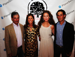 The Dello Joio family graciously hosted the Live Oak International launch party. From left to right: Norman, Jeanie, Daniela and Nick Dello Joio. Photo by Public Reputation